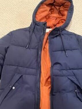 Men Winter XS/Youth XLPuffer/Bomber H and M Navy Jacket